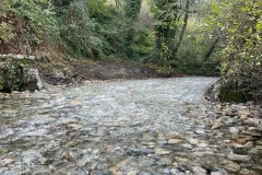 Demolición de azud para restaurar el río (después)